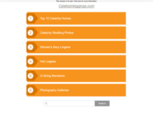 Tablet Screenshot of celebsinleggings.com